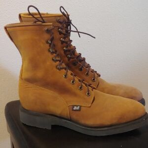 Justin Boots Men's Brown Lace-Up Boots